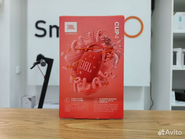 Портативная колонка JBL Clip 4 / Red