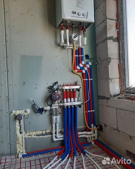 Монтаж систем отопления