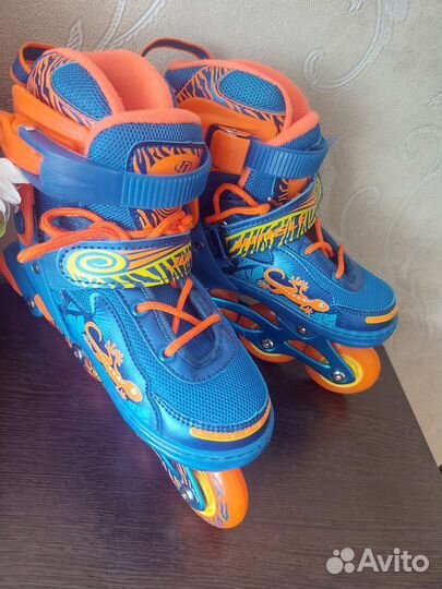 Роликовые коньки детские раздвижные 30-33 р
