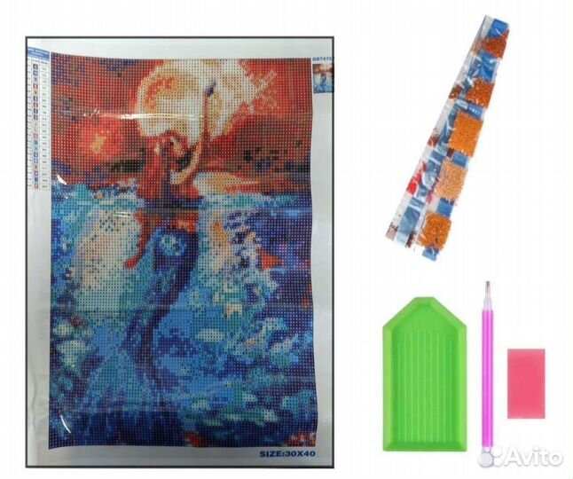 Алмазная мозаика Русалочка
