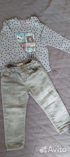 Одежда пакетом для девочки 86 92