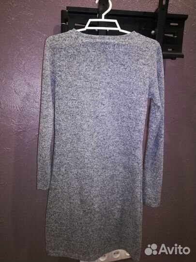 Платье трикотажное тёплое для девочки