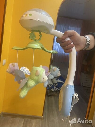 Мобиль на кроватку Fisher Price есть ночник