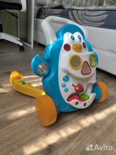 Ходунки каталка chicco пингвин