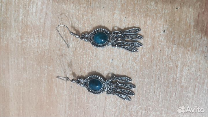 Винтажные украшения СССР малахит