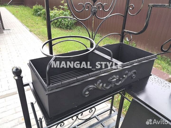 Мангал с крышей