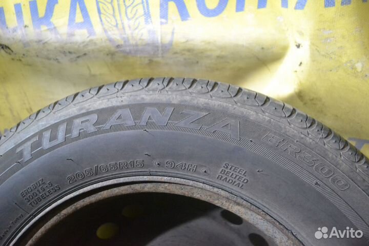 R15 Bridgestone Turanza ER300 205/65, PCD 5x114.3 DIA 66.6
