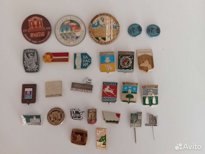 Значки ссср, города