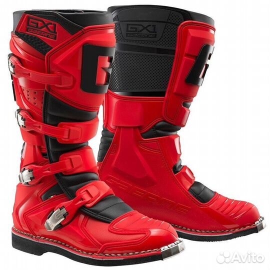 Черно Красные Мотоботы Gaerne GX 1 v25 Goodyear