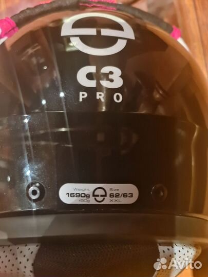 Мотоциклетный шлем Schuberth C3 Pro, XXL