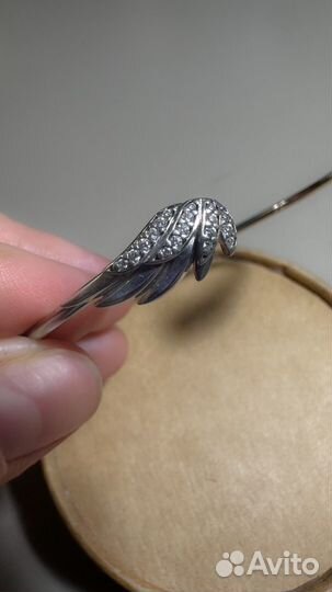 Серебряный браслет женский 925 с фианитами