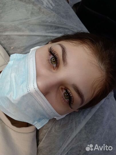 Наращивание ресниц на дому