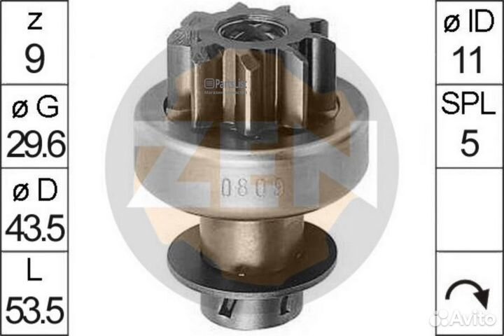 Бендикс toyota/honda ZN0809