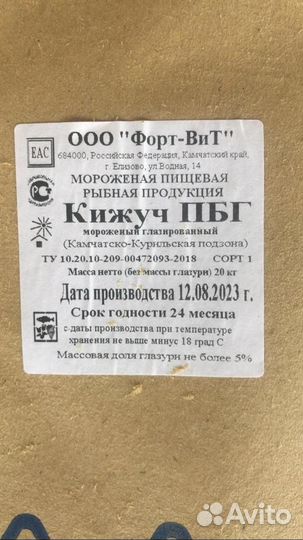 Кижуч пбг