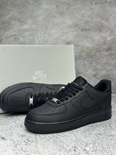 Кроссовки nike air force 1 черные