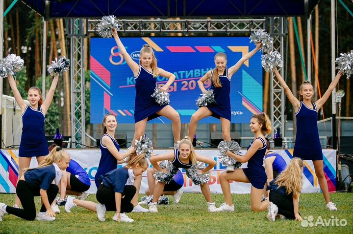 Помпоны для чирдидинга