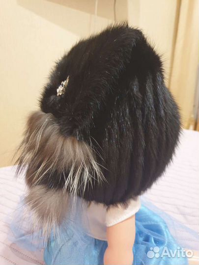 Шапка норковая женская