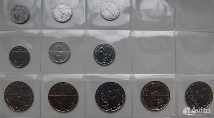 Коллекция разменных монет Украины 1992 года