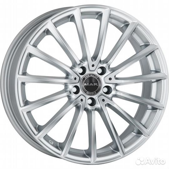 R19 5x112 8J ET34 D66,6 MAK Komet Silver