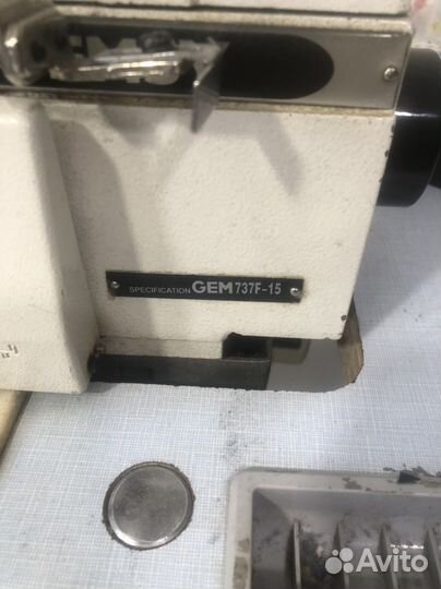 Оверлок краевка gemsy gem 737 f-15