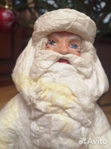 Дед мороз бумага. Папье маше