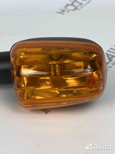 Поворотник Мопед желтое стекло квадратный, компл 4