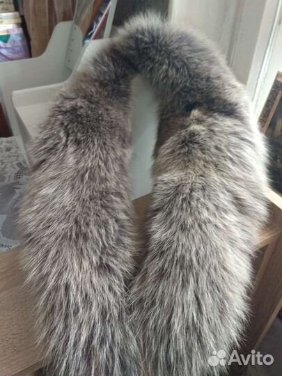 Меховой воротник чернобурка,норка, песец.енот