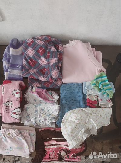 Детские вещи на девочку пакетом 86 -92
