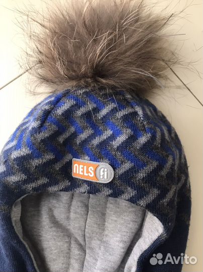 Шапка -шлем зимняя nels (54) Финляндия