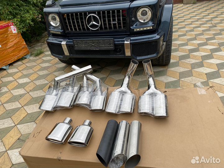 Насадки на глушитель Mercedes W463