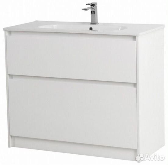 Мебель для ванной BelBagno Kraft-1000-PIA-LOV-1000 Bianco Opaco