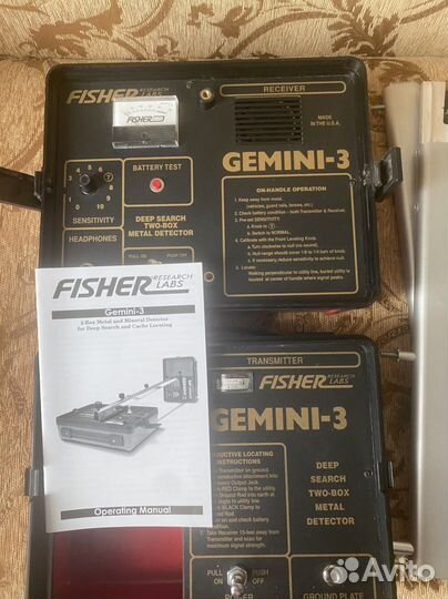 Металлоискатель fisher gemini 3
