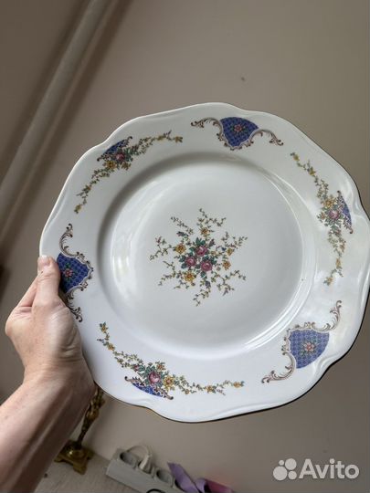 Блюдо фарфор Кузнецов, Богемия