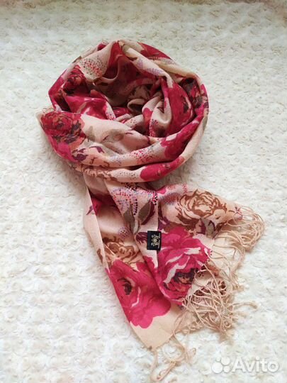 Палантин шерсть пашмина