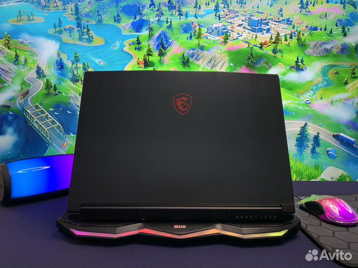 Топовый ноутбук для игр MSI на RTX