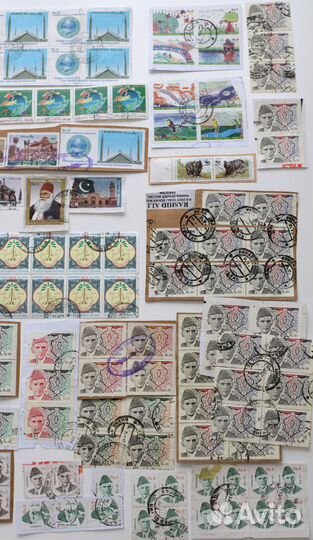 Почтовые марки Пакистан оптовый лот гашение