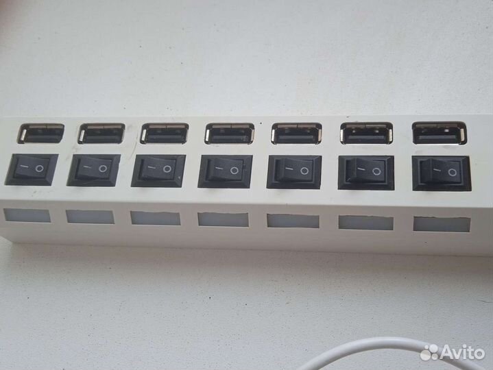 Usb Хаб на 7 портов с Выключателями