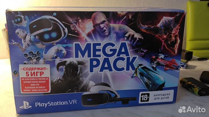 Шлем виртуальной реальности VR Sony PS VR v2