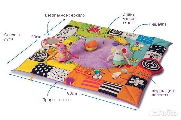 Развивающие коврики Taf Toys,Tiny Love,Yookidoo