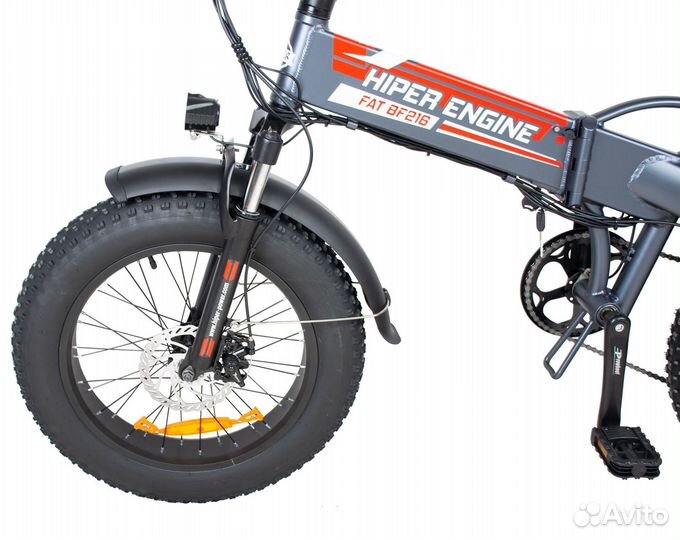 Электровелосипед Hiper Engine FAT BF216 Space Gray