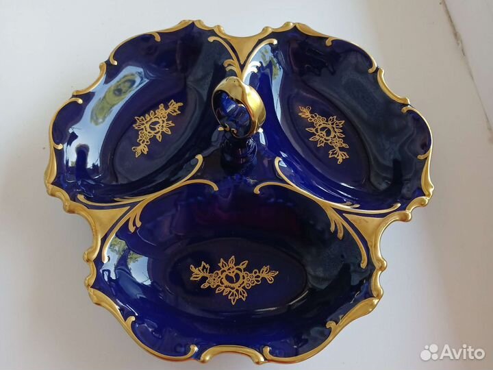 Менажница и сухарница фарфор, Чехия Pirken Hammer