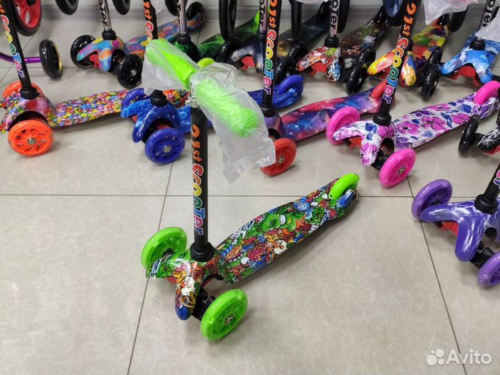 Самокат детский Мини Джунгли