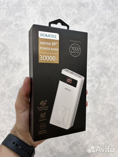 Power Bank 30000mah Romoss Sense 8p+