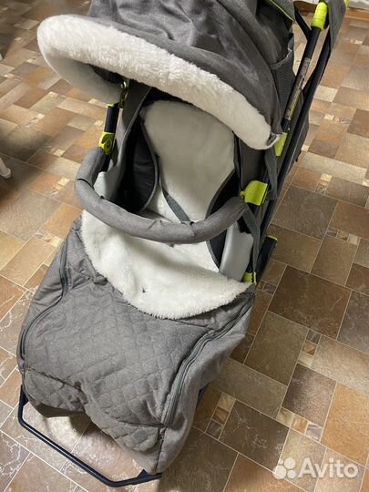 Санки коляска Nika kids 3-7