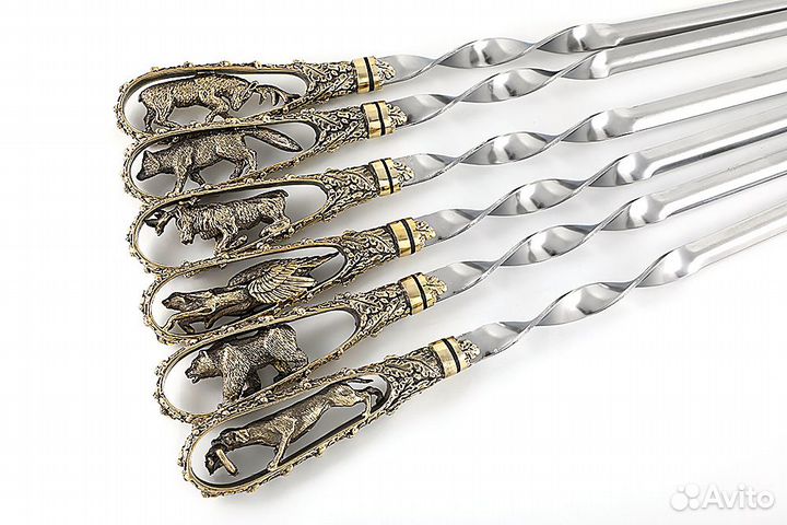 Набор шампуров подарочный Викинг