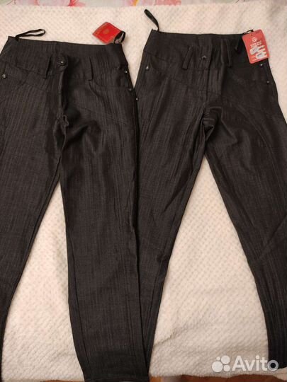 Новые школьные брюки для девочки 116-128