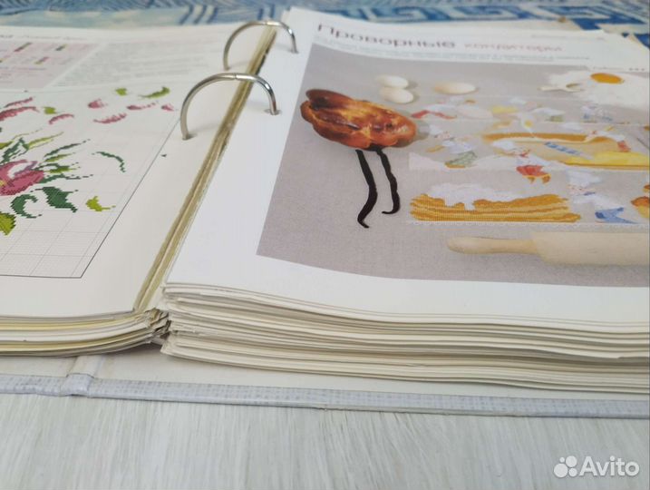 Папка с журналами Вышивка крестиком hachette