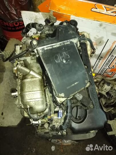 Двигатель и АКПП на nissan bluebird в Новосибирск