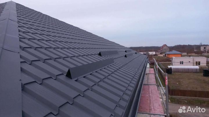 Строительство домов.Кровельные работы