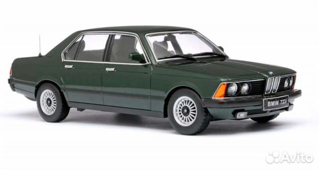 Mercedes SSK BMW 733i E23 1977 1/18 green grey